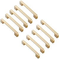 10er-Set Möbelgriff Schubladengriff Möbelstangengriff Achsabstand 96 mm Goldene Möbelgriffe Küchenschrankgriff - Ccykxa von CCYKXA
