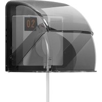 110 x 95 x 105 mm Steckdosenabdeckung, schwarz, transparent, wasserdicht, Wandschalterabdeckung, wasserdichte Türklingelabdeckung für Schalter, von CCYKXA