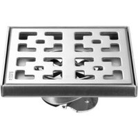 12 12 cm begehbarer Duschablauf, Bodenablauf aus Edelstahl 304 für den Garten - Ccykxa von CCYKXA