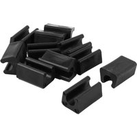 12 Stück Stuhlfußgleiter, Rundrohr, Rohr, Beistelltisch, Sessel, Möbelpolster, rechteckige Form, Kunststoff, rutschfest, Schwarz - Ccykxa 12 Stück Stuhlfußgleiter, Rundrohr, Rohr, Beistelltisch, Sessel, Möbelpolster, rechteckige Form, Kunststoff, rutschfest, Schwarz - Ccykxa von CCYKXA