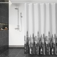 Ccykxa - 180 x 200 cm Schnelltrocknender Duschvorhang, Wasserdichter Duschvorhang aus Polyestergewebe, Maschinenwaschbar, Halbtransparente Ccykxa - 180 x 200 cm Schnelltrocknender Duschvorhang, Wasserdichter Duschvorhang aus Polyestergewebe, Maschinenwaschbar, Halbtransparente von CCYKXA