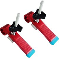 2-teiliges T-Schienen-Klemmen-Set, T-Schienen-Klemmen-Metall-Schnellbefestigungskragen-Set für T-Schienen-Holzbearbeitung - Ccykxa 2-teiliges T-Schienen-Klemmen-Set, T-Schienen-Klemmen-Metall-Schnellbefestigungskragen-Set für T-Schienen-Holzbearbeitung - Ccykxa von CCYKXA