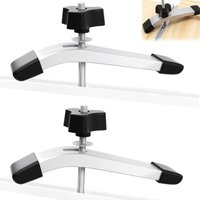 2er-Pack Aluminium-T-Schienen-Klemme, T-Schienen-Metall-Schnellspann-T-Schienen-Halteklemmen-Set, M8-Gewindestange für T-Nut-Holzbearbeitungswerkzeug 2er-Pack Aluminium-T-Schienen-Klemme, T-Schienen-Metall-Schnellspann-T-Schienen-Halteklemmen-Set, M8-Gewindestange für T-Nut-Holzbearbeitungswerkzeug von CCYKXA