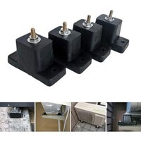 4 Stück/Satz) Stoßdämpfer für Klimaanlagen, rutschfeste Gummihalterung für Klimaanlagen, vibrationshemmende Halterung, stoßfester Fuß für von CCYKXA