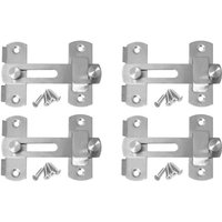 4 Stück Kippriegel Schiebetür Edelstahl Türriegel Riegelriegel Sicherheitsschloss für Türfenstermöbel - Ccykxa 4 Stück Kippriegel Schiebetür Edelstahl Türriegel Riegelriegel Sicherheitsschloss für Türfenstermöbel - Ccykxa von CCYKXA