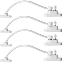 4-teiliges Sicherheitsschloss für Fenster und Türen, robustes Kabel- und Schlüsselschloss für Babys, Kinder und Katzen (a) - Ccykxa von CCYKXA