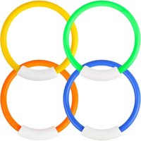 4pcs Colorful Diving Rings for Underwater Training, Pool Parties, Swimming Toys, Kids Pool Games - Ccykxa von CCYKXA