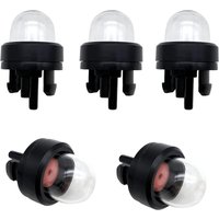 6er-Pack aufsteckbare Primerbirne 188-512 Ersatz für Craftsman Poulan Husqvarna Kettensäge, kompatibel mit Roybi Homelite Zama Walbro 6er-Pack aufsteckbare Primerbirne 188-512 Ersatz für Craftsman Poulan Husqvarna Kettensäge, kompatibel mit Roybi Homelite Zama Walbro von CCYKXA