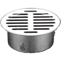 90 mm runder Edelstahl-Bodenablauf, blockierender Außendachablauf mit großer Verdrängung für Garten-Außenterrasse - Ccykxa 90 mm runder Edelstahl-Bodenablauf, blockierender Außendachablauf mit großer Verdrängung für Garten-Außenterrasse - Ccykxa von CCYKXA