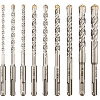 Betonbohrer, 9 Stück (5 mm, 16 x 160 mm), elektrischer SDS-Plus-Schlagbohrer für Hammerbohrer, Kreuzbohrer für Ziegel, Stein, Natur, Metall - Ccykxa von CCYKXA