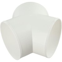 Ccykxa - 150 mm) Runder Kunststoff-T-Verbinder für Rohrschlauchlüfter-Abluft, PVC-Kanalverbindung, Y-Stück für die Klimaanlage zu Hause von CCYKXA