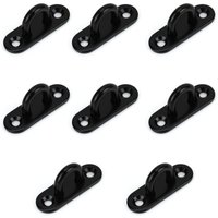 Ccykxa - 8er-Pack) M5-Ösenplatte aus Edelstahl – rechteckiger U-förmiger Metallhaken zur Wand- und Deckenmontage, 60 x 20 mm – 40 kg Tragkraft von CCYKXA