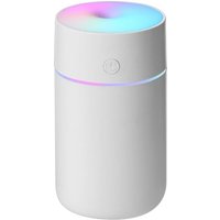 CCYKXA 1 Stück Mini-Luftbefeuchter, 230 ml tragbarer USB-Nebel-Luftbefeuchter, 2 Modi, leiser, bunter Lichter-Desktop-Luftbefeuchter für Pflanzen, von CCYKXA