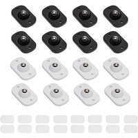 CCYKXA 16 Stück kleine Möbelrollen, Mini-360-Grad-Drehrollen mit Selbstklebefunktion, Rollen für schwere Möbel, Küchengeräte, Aufbewahrungsboxen und von CCYKXA
