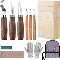 CCYKXA 18-teiliges Stechbeitel-Set, Schnitzwerkzeuge, verbesserte Stechbeitel für Holzschnitzerei, Tischler, Schnitzwerkzeuge CCYKXA 18-teiliges Stechbeitel-Set, Schnitzwerkzeuge, verbesserte Stechbeitel für Holzschnitzerei, Tischler, Schnitzwerkzeuge von CCYKXA