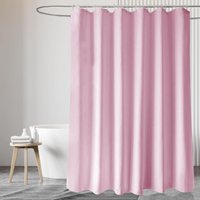 CCYKXA 180 200 cm rosa Duschvorhang aus Stoff, wasserdichte und waschbare Duschvorhänge, Badezimmervorhang, extra langer Duschvorhang CCYKXA 180 200 cm rosa Duschvorhang aus Stoff, wasserdichte und waschbare Duschvorhänge, Badezimmervorhang, extra langer Duschvorhang von CCYKXA
