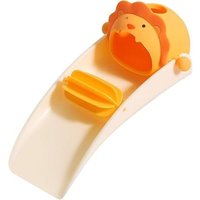 CCYKXA 2 Stück Halloween-Stuhlhussen mit orangefarbenem Kürbismuster, Vlies und langlebig, für Restaurantbankette und Heimdekorationsset von CCYKXA