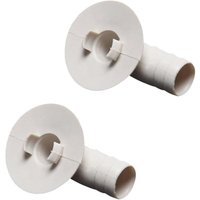 CCYKXA 2 Stück Klimaanlagen-Ablaufschlauchverbinder, Abflusswinkelwerkzeug, Anti-Leck-Wasserauslasszubehör für das private und professionelle von CCYKXA