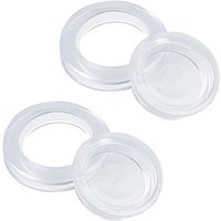 CCYKXA 2 Stück Terrassenschirm-Lochring, 4,2 cm Silikonring und Stopper, Schirmhalter-Zubehör für Gartentisch, Glas oder Strand von CCYKXA