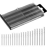 CCYKXA 20 Stück Mini-HSS-Handspiralbohrer, 0,3–1,6 mm, Mini-Mikro-Handbohrer für Heimwerker, Holz, Harz, Schmuckherstellung, Kunststoff, Harz, Ton, von CCYKXA