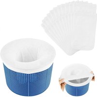 CCYKXA 20 Stück Schwimmbad-Skimmer-Socken, Schwimmbad-Filtersocken, Schwimmbad-Skimmer-Filter, Pool-Skimmer-Socken, ultrafeine von CCYKXA
