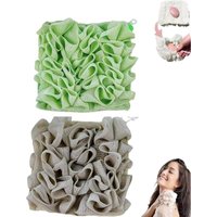 Ccykxa - 2er-Pack 2-in-1-Duschschwamm und Handtuch, Luffa-Waschlappen, weicher Peeling-Schwamm für eine sanfte Reinigung, geeignet für alle Hauttypen Ccykxa - 2er-Pack 2-in-1-Duschschwamm und Handtuch, Luffa-Waschlappen, weicher Peeling-Schwamm für eine sanfte Reinigung, geeignet für alle Hauttypen von CCYKXA