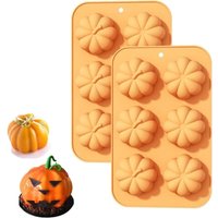 CCYKXA 2er-Pack 3D-Kürbis-Silikonformen für Kuchen, Herbstkuchen, Silikonformen für Thanksgiving, Halloween, Weihnachten, Süßigkeiten, Backen, CCYKXA 2er-Pack 3D-Kürbis-Silikonformen für Kuchen, Herbstkuchen, Silikonformen für Thanksgiving, Halloween, Weihnachten, Süßigkeiten, Backen, von CCYKXA