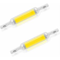 CCYKXA 2er-Pack R7S 10 W 78 mm LED-Leuchtmittel, dimmbar, Kaltweiß 6000–6500 K, 100 W Halogen-J78-Ersatz, doppelendiges R7S-Sockelrohr, 360 CCYKXA 2er-Pack R7S 10 W 78 mm LED-Leuchtmittel, dimmbar, Kaltweiß 6000–6500 K, 100 W Halogen-J78-Ersatz, doppelendiges R7S-Sockelrohr, 360 von CCYKXA