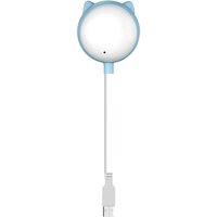 CCYKXA 2er-Pack intelligente Sprachsteuerungslampe, USB-dimmbare tragbare Nachttischlampe mit Sprachsteuerung, 3-farbiges LED-Nachtlicht von CCYKXA