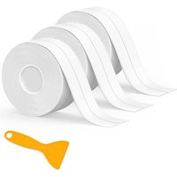 CCYKXA 3 Stück weiße Silikon-Dichtungsrolle für Badezimmer, weißes Klebeband, Küchendichtungsband, Anti-Leckage, geeignet für Badezimmer, Toilette, von CCYKXA