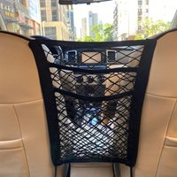 CCYKXA 3-lagige Auto-Netztasche, Rückenlehnen-Netztasche, hintere Kindersicherheitstür, Gepäcktaschentuchhalter, Fahrer-Aufbewahrungs-Netztasche von CCYKXA