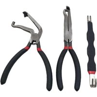 CCYKXA 3-teiliges Werkzeugset zum Entfernen elektrischer Trennzangen, Klemmen, für die Autoreparatur, Steckertrenner, Kohlenstoffstahl CCYKXA 3-teiliges Werkzeugset zum Entfernen elektrischer Trennzangen, Klemmen, für die Autoreparatur, Steckertrenner, Kohlenstoffstahl von CCYKXA