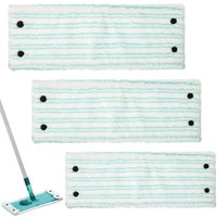 CCYKXA 3er-Pack Ersatz-Wischpads, Mikrofasertuch für Leifheit Clean Twist/Combi M Micro Duo, 42 x 15 cm, Set für alle Bodenarten, ideal für Fliesen von CCYKXA