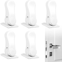 CCYKXA 5 Stück Baby-Kindersicherungsschloss 5 Stück selbstklebendes Sicherheits-Türgriffschloss Sicherheitsschloss Türstopper Drehgriffe CCYKXA 5 Stück Baby-Kindersicherungsschloss 5 Stück selbstklebendes Sicherheits-Türgriffschloss Sicherheitsschloss Türstopper Drehgriffe von CCYKXA