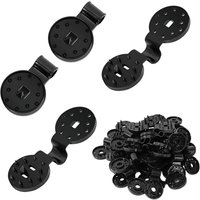 CCYKXA 50 Stück Kunststoff-Sonnensegel-Clips, Sonnenschutztuch, Zelt-Befestigungsclips, Garten, Blumen, Rasen, Schattenzaun, Panel, winddichtes Tuch, von CCYKXA