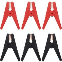 CCYKXA 6 Stück 96 mm lange Krokodilklemmen für Autobatterien, isolierte 100-A-Batterie-Krokodilklemmen, Starthilfekabelklemmen für Auto, LKW, CCYKXA 6 Stück 96 mm lange Krokodilklemmen für Autobatterien, isolierte 100-A-Batterie-Krokodilklemmen, Starthilfekabelklemmen für Auto, LKW, von CCYKXA