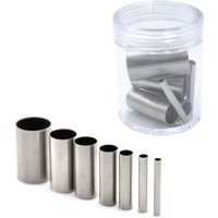 Ccykxa - 7-teiliges Ausstechformen-Set aus Edelstahl, rund, kreisförmig, Mini-Ausstechformen, Backring, Stanzwerkzeug für DIY-Polymer-Ton, mit von CCYKXA