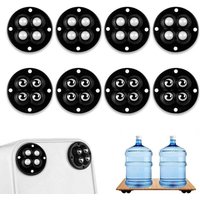 CCYKXA 8 Stück kleine selbstklebende Rollen, 360-Grad-Möbelrollen, selbstklebende Mini-Lenkrollen, Kugelrollen, Mini-Möbelrollen, kleine, nicht von CCYKXA