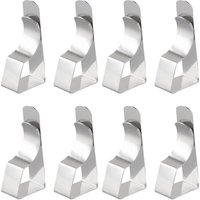 CCYKXA 8er-Set Tischdeckenhalter aus Edelstahl zum sicheren Halten von Tischdecken auf Tischen mit einer Dicke von bis zu 3 cm von CCYKXA