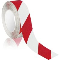 Anti-Rutsch-Klebeband Rot/Weiß 50mm x 10m Für Den Innen- Und Außenbereich i Anti-Rutsch-Klebeband Für Treppen, Leitern, Badezimmer i von CCYKXA
