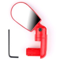CCYKXA Fahrradrückspiegel, faltbare konvexe Rückspiegel für Mountainbike, Rennrad, Rot von CCYKXA