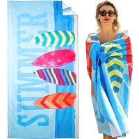 CCYKXA Großes Strandtuch 150 x 70 cm, Mikrofasertuch, sanddichtes Strandtuch, schnelltrocknend, für Strand/Pool/Strandstühle (Sommer-Rollstuhl) von CCYKXA