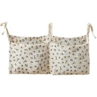 CCYKXA Hängende Aufbewahrungstasche, 2-in-1, Bett-Organizer für Kinderzimmer, Bett-Organizer, hängende Aufbewahrungstasche, Babybett, von CCYKXA