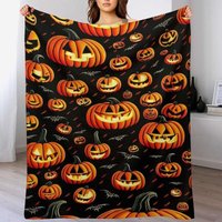 CCYKXA Halloween-Decke für Kinder und Mädchen – weiche Flanell-Fleecedecke – für Fernseher und Sofa – Mikrofaser – pflegeleicht – warm und bequem CCYKXA Halloween-Decke für Kinder und Mädchen – weiche Flanell-Fleecedecke – für Fernseher und Sofa – Mikrofaser – pflegeleicht – warm und bequem von CCYKXA