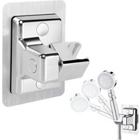 CCYKXA Handbrausehalter, ohne Bohren, Duschkopfhalter, verstellbarer Brausehalter, universeller Brausehalter, für Handbrause oder Duschkopf, ABS, von CCYKXA