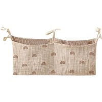 CCYKXA Kinderbett-Aufbewahrungs-Organizer, Babybett-Aufbewahrungstasche, leichtes Laufstall-Zubehör mit Kinderzimmer-Dekoration von CCYKXA