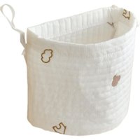 CCYKXA Kinderbett-Seiten-Organizer, leicht zu reinigen, hängende Aufbewahrungstasche für Windeln und Spielzeug von CCYKXA