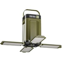 CCYKXA LED-Campinglampe – Tragbare Solarlaterne, Outdoor-Wanderlampe 6 einstellbare Modi, 4 LEDs mit 90-Grad-Drehung, Notbeleuchtung bei Stromausfall von CCYKXA