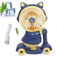 CCYKXA Mini-tragbarer wiederaufladbarer Ventilator, kleiner tragbarer Ventilator für Kinder, leiser Ventilator, Kawaii-Objekt für Kinder zu Hause, im CCYKXA Mini-tragbarer wiederaufladbarer Ventilator, kleiner tragbarer Ventilator für Kinder, leiser Ventilator, Kawaii-Objekt für Kinder zu Hause, im von CCYKXA