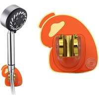 CCYKXA Orange Duschkopf-Wandhalterung Sprühhalter, Handbrausenhalterung mit einstellbarem Winkel, Brausehalter für Dusche und Badezimmer CCYKXA Orange Duschkopf-Wandhalterung Sprühhalter, Handbrausenhalterung mit einstellbarem Winkel, Brausehalter für Dusche und Badezimmer von CCYKXA